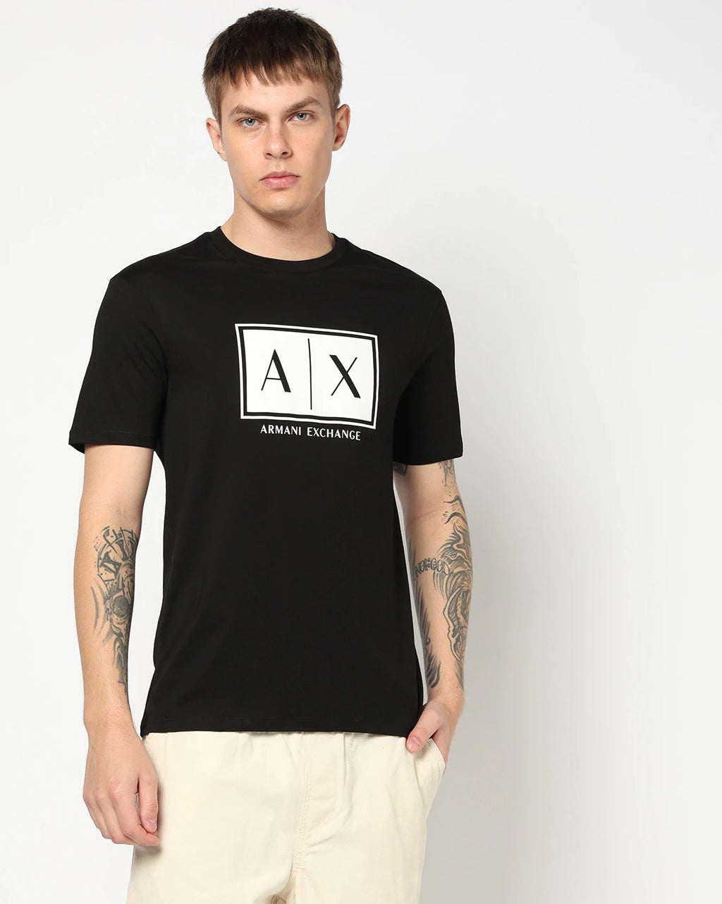 A|X Armani Exchange Regular Fit T-shirt Black