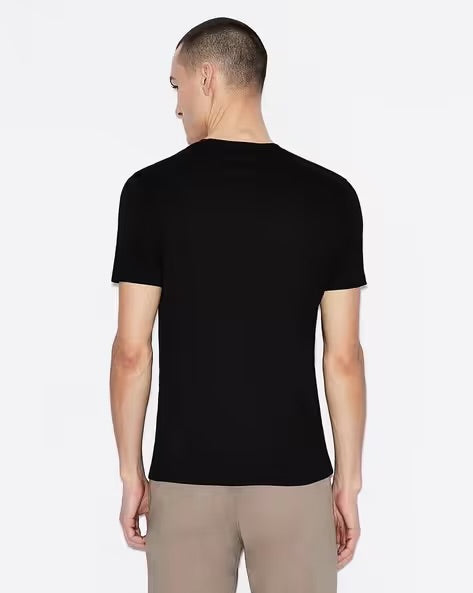Armani Exchange Regular Fit T-Shirt Black