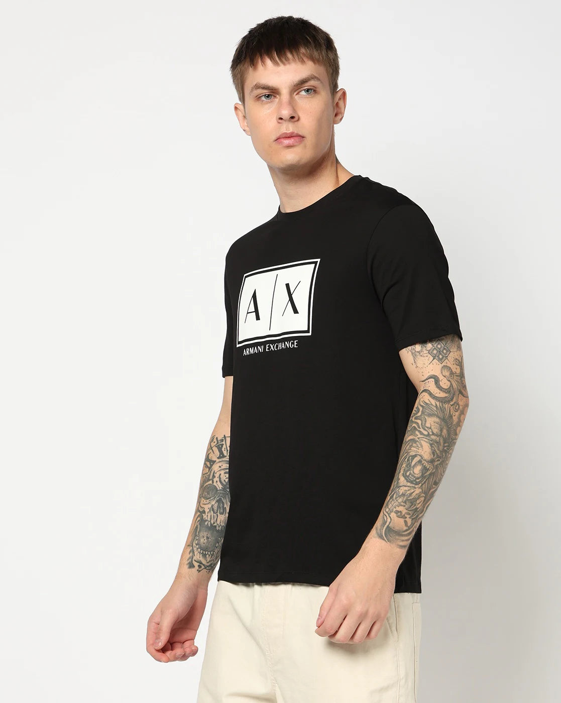 A|X Armani Exchange Regular Fit T-shirt Black