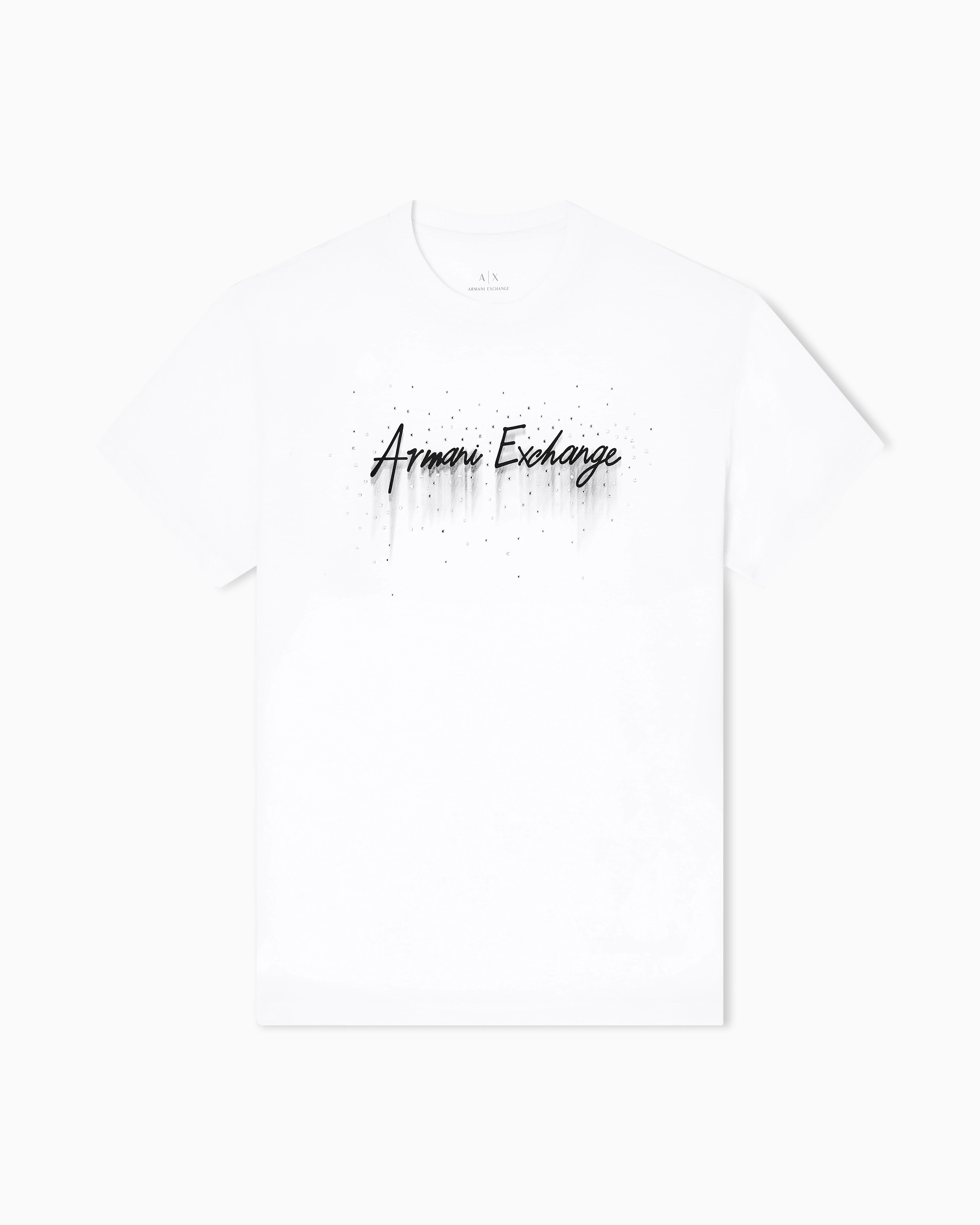 Armani Exchange Regular Fit White T-shirt