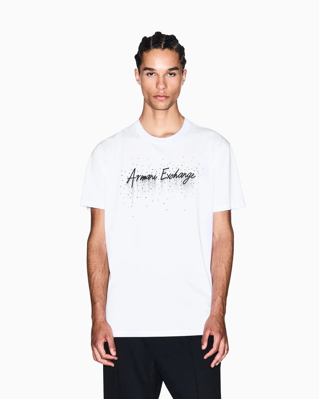 Armani Exchange Regular Fit White T-shirt