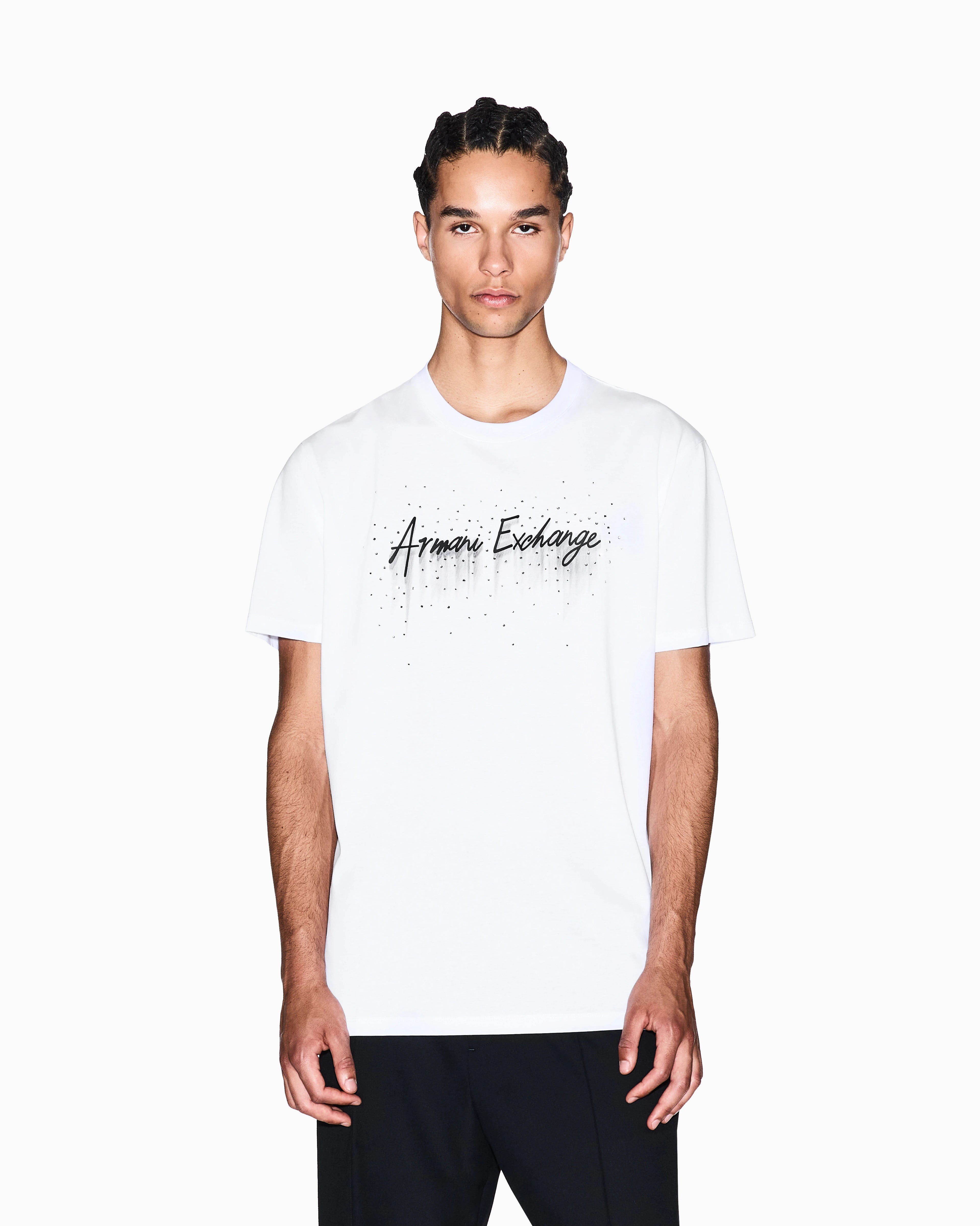 Armani Exchange Regular Fit White T-shirt