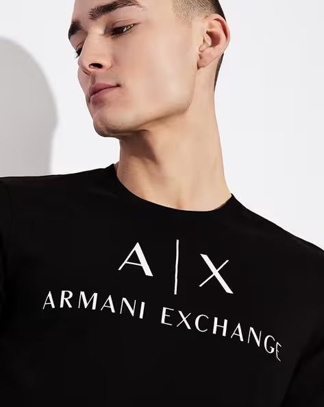 Armani Exchange Regular Fit T-Shirt Black