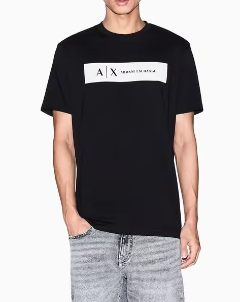 A|X Armani Exchange Regular Fit T-shirt Black